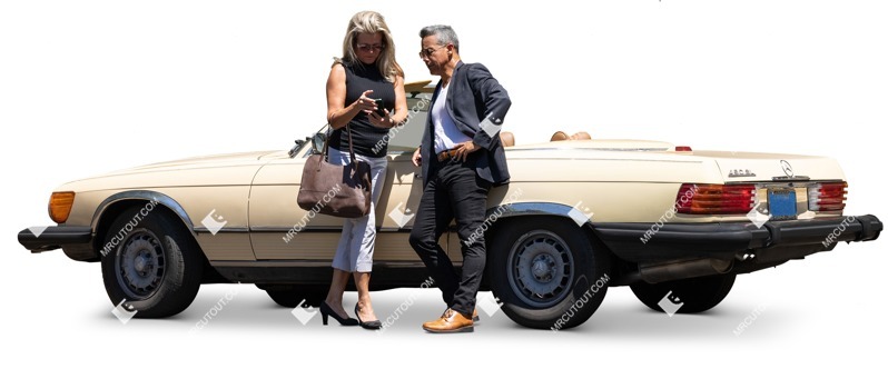 Couple with a smartphone people png (16013)