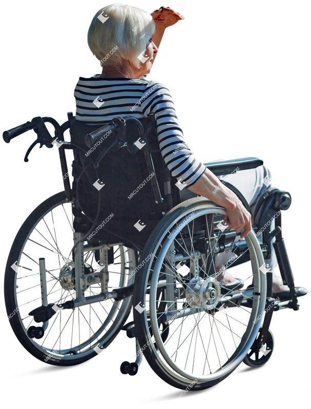 Disabled elderly person png people (4199)