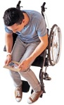 Disabled man people png (3959) - miniature