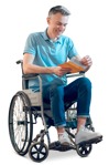 Disabled man people png (13789) | MrCutout.com - miniature