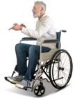 Disabled man people png (14400) | MrCutout.com - miniature
