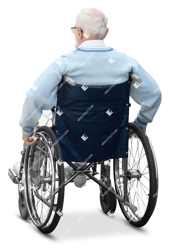 Disabled man person png (17604)
