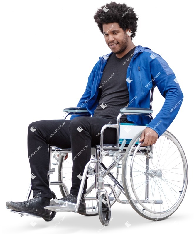 Disabled man png people (17832)