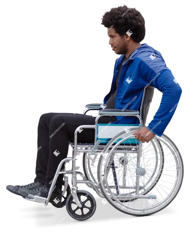 Disabled man png people (18109)