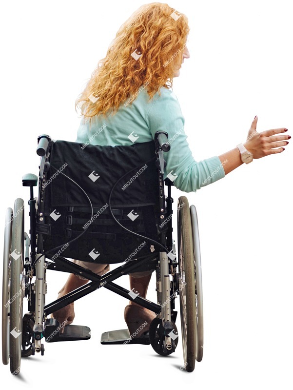 Disabled woman photoshop people (3839)