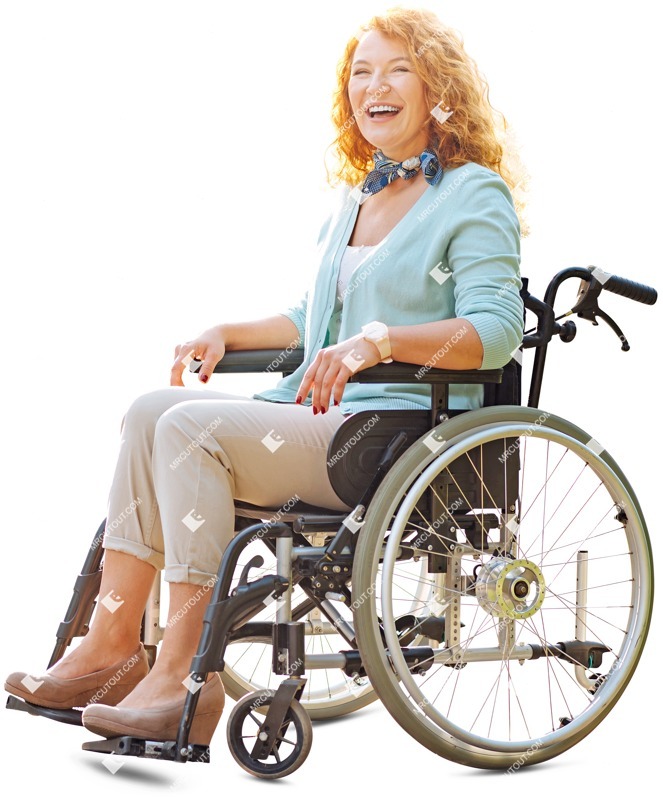 Disabled woman photoshop people (3840)