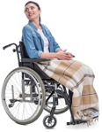 Cut out people - Disabled Woman 0005 | MrCutout.com - miniature