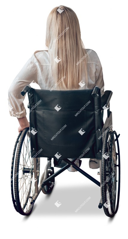 Disabled woman human png (12363)