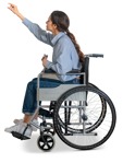 Disabled woman people png (14413) | MrCutout.com - miniature