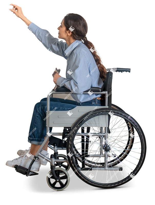 Disabled woman people png (14335)