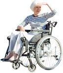 Disabled woman  (4591) - miniature