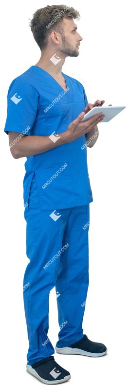 Doctor standing png people (10541)