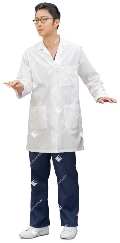 Doctor standing cut out pictures (13359)