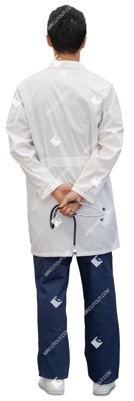 Doctor standing people cutouts (13499)