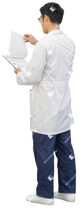 Doctor standing people cutouts (13847)