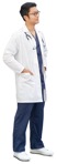 Doctor standing people cutouts (12388) - miniature