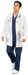 Doctor walking cut out pictures (12379) - miniature