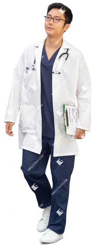 Doctor walking cut out pictures (13843)