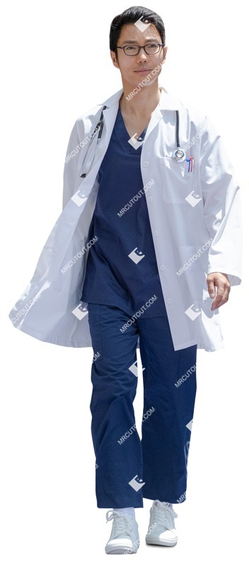 Doctor walking people png (12839)