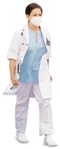 Doctor walking person png (12668) - miniature