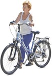 Elderly cycling people png (3992) - miniature