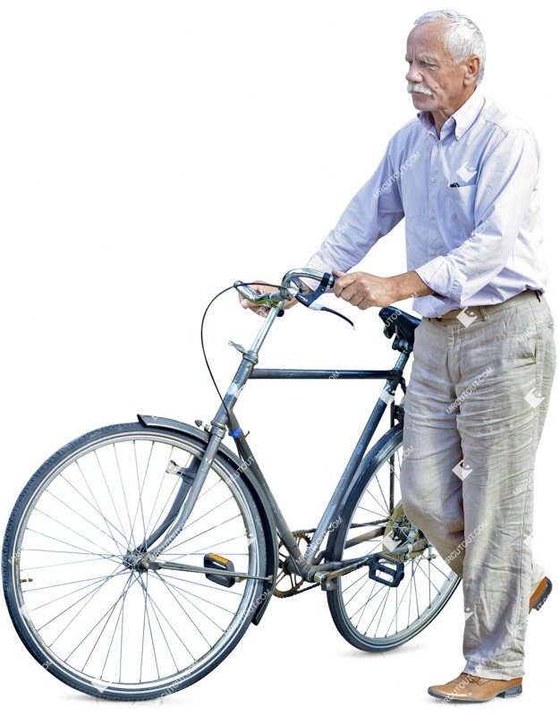 Elderly cycling png people (2887)