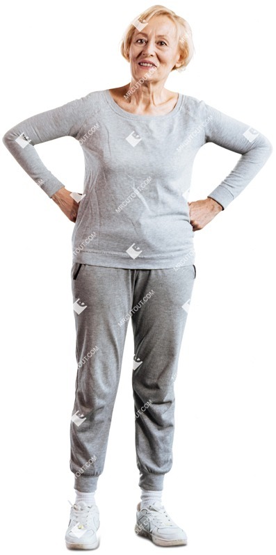 Elderly standing person png (4506)