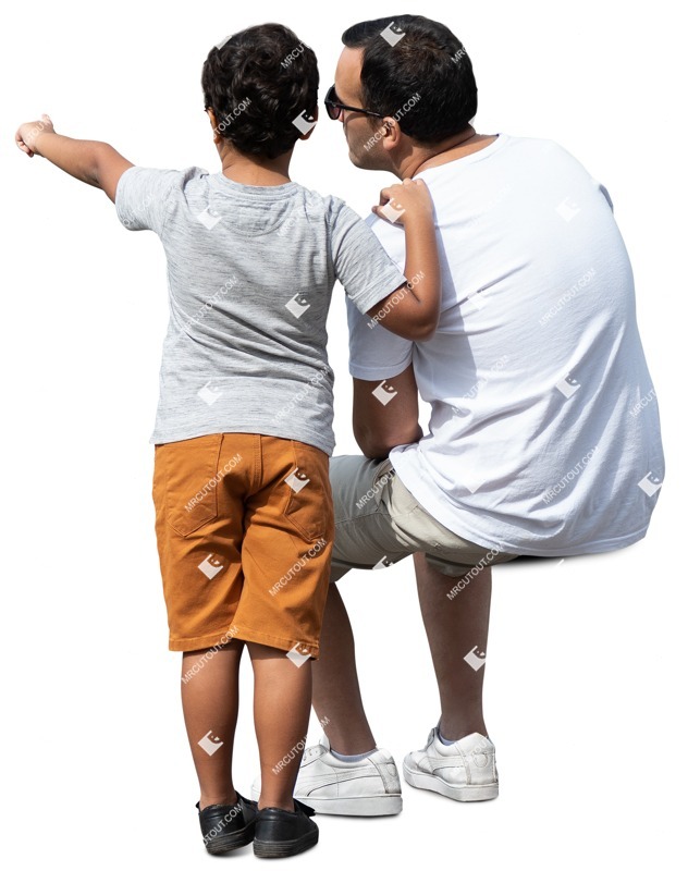 Family cut out people (17562)