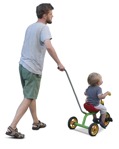 Family cycling person png (11770) - miniature