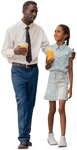 Cut out people - Family Drinking 0001 | MrCutout.com - miniature