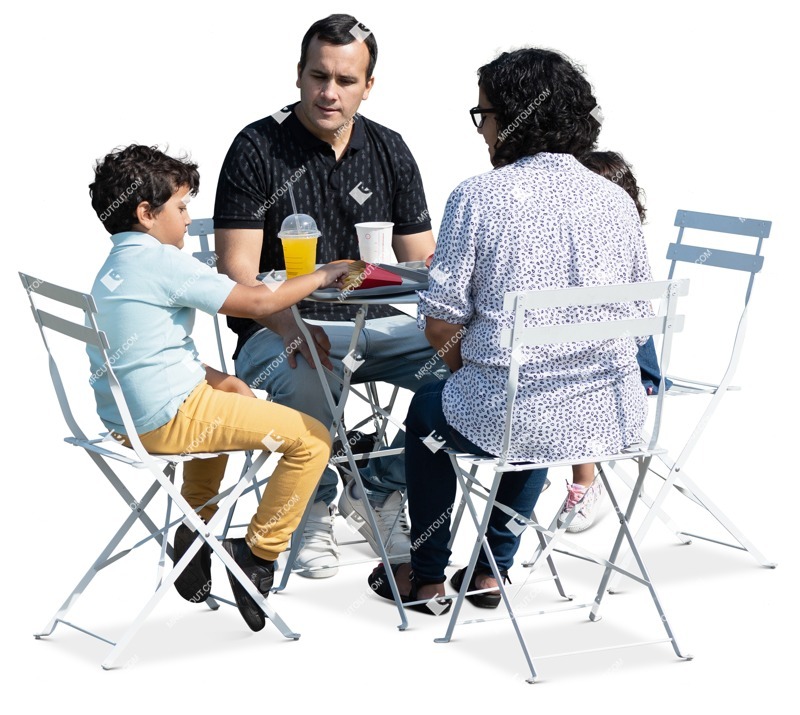 Family drinking human png (17179)