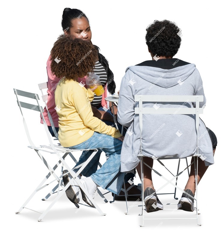 Family drinking cut out pictures (18121)