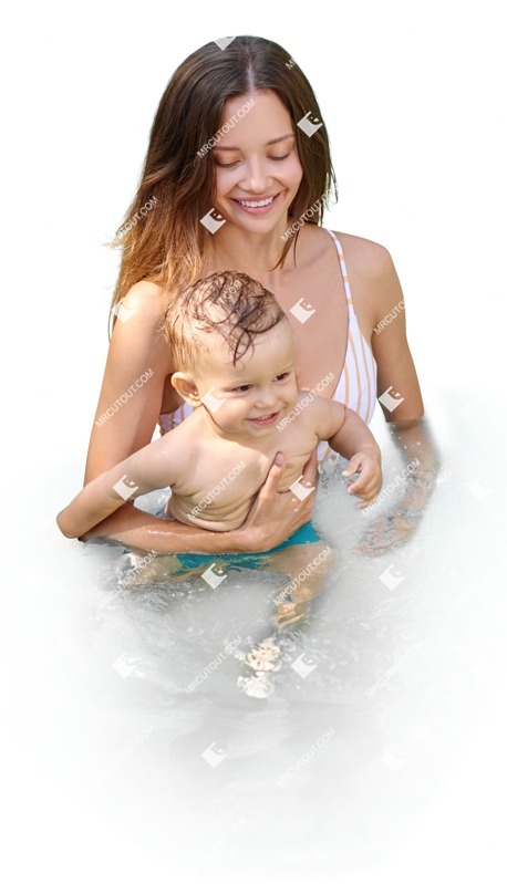 Family in a swimsuit png people (14079)