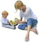 Family playing person png (3163) - miniature