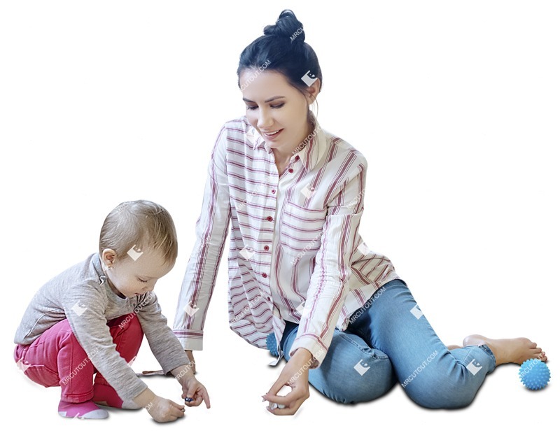 Family playing people png (8354)