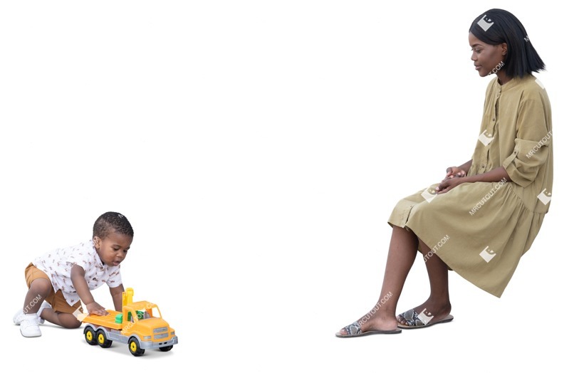 Family playing human png (15644)
