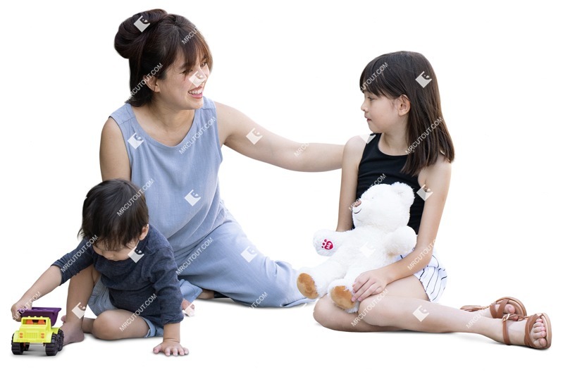 Family playing people png (16675)