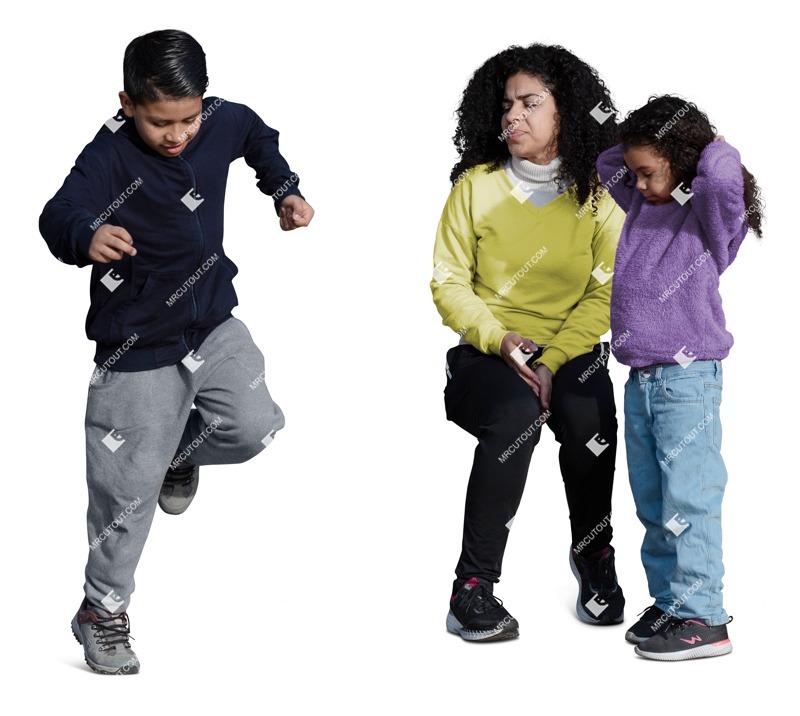 Family playing human png (17600)
