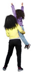 Family playing  (20237) - miniature