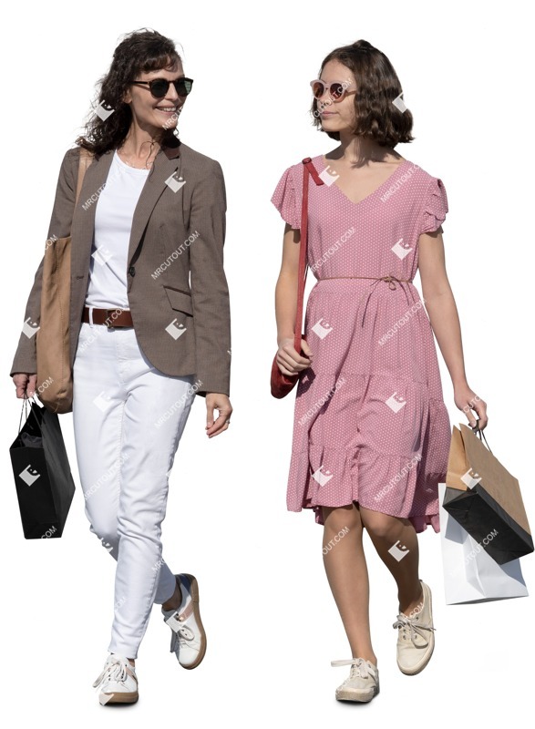 Family shopping people png (12510)