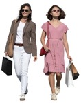 Family shopping people png (13603) - miniature