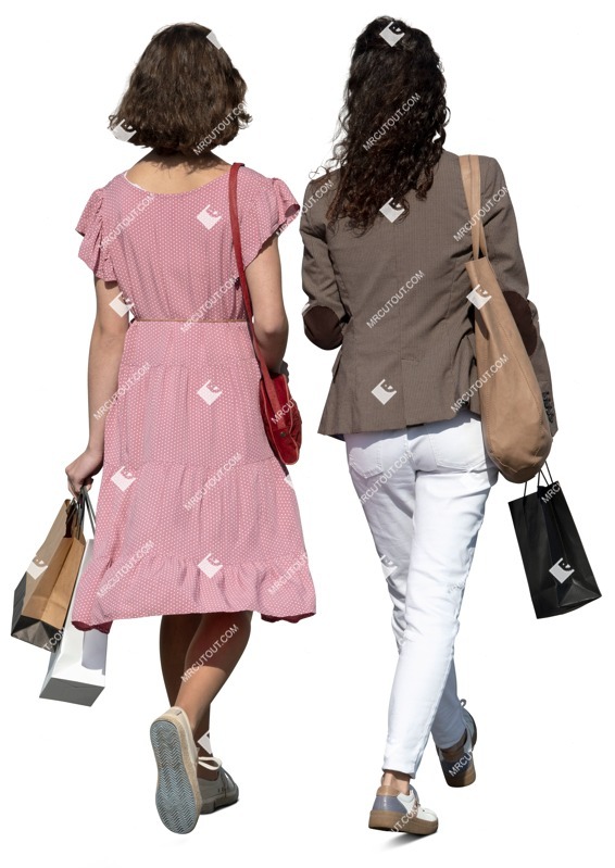 Family shopping people png (11772)
