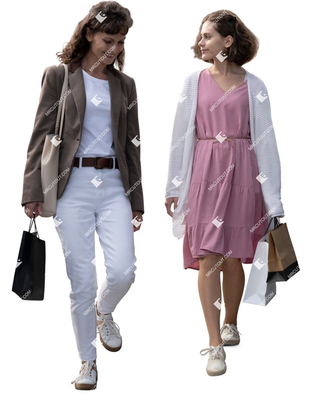 Family shopping people png (14948)