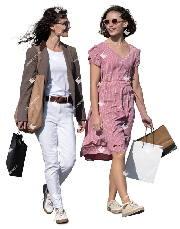 Family shopping people png (13203)