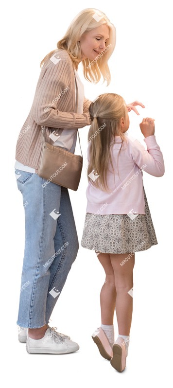 Family shopping people png (12369)
