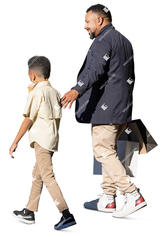 Family shopping people png (17270)