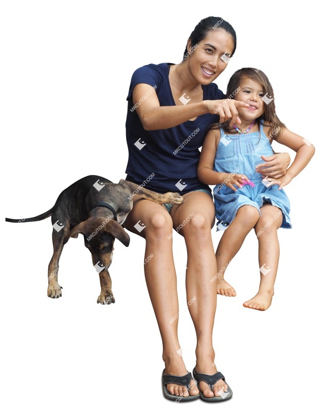 Family sitting person png (1618)