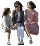 Family sitting person png (13568) - miniature