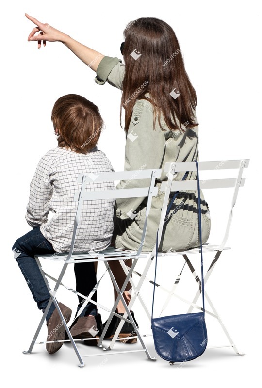 Family sitting people png (16364)