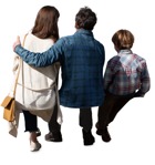 Family sitting people png (15823) - miniature